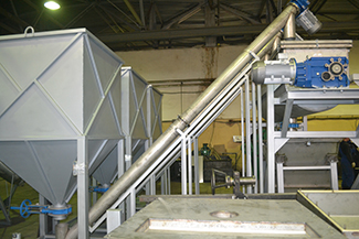 Шнековый транспортёр Шнековый транспортёр