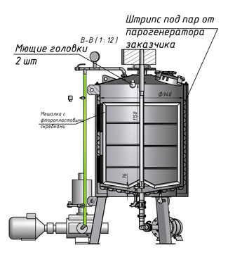 Схема устройства вакуумной емкости Схема устройства вакуумной емкости