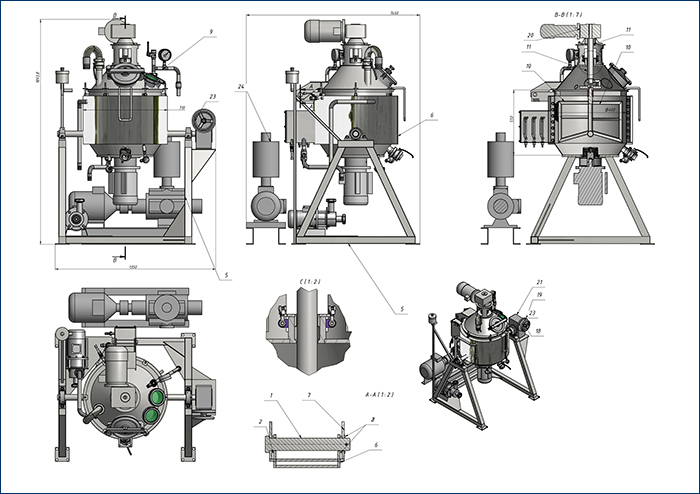 схема вакуумного миксера гомогенизатора схема вакуумного миксера гомогенизатора